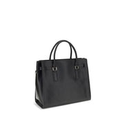 Michael Kors Black Calf Leather Bos Taurus Shoulder Bag