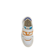 Valentino Garavani Multicolor Calf Leather Bos Taurus Athletic Sneakers
