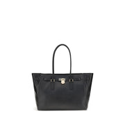 Michael Kors Black Calf Leather Bos Taurus Shoulder Bag