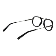 Ermenegildo Zegna Black Metal Glasses (Frames)