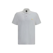 Moose Knuckles White Cotton Polo Shirt