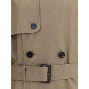 Burberry Beige Cotton Trench Coat