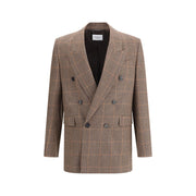 Saint Laurent Beige Wool Blazer