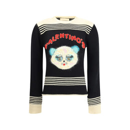 Valentino Multicolor Fleece Wool Sweatshirt