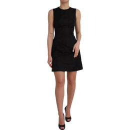 Dolce & Gabbana Black Sleeveless Bodycon A-line Mini Dress