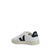 Veja White Calf Leather Bos Taurus Low Top Sneakers
