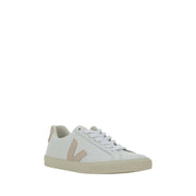 Veja White Calf Leather Bos Taurus Sneakers
