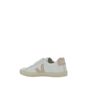Veja White Calf Leather Bos Taurus Sneakers