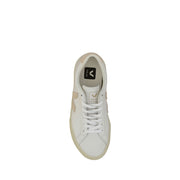 Veja White Calf Leather Bos Taurus Sneakers