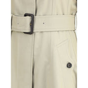 Burberry Beige Cotton Coat