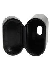 Dolce & Gabbana Army Green Calfskin Leather Logo Flip Holder Airpods Case