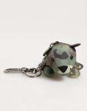 Dolce & Gabbana Camouflage Multicolor Animal Silhouette Keychain Keyring