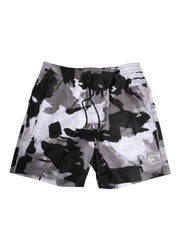 Dolce & Gabbana Black White Camouflage DG Logo Men Swimwear