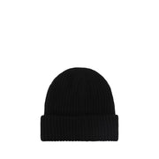Ganni Black Wool Beanie