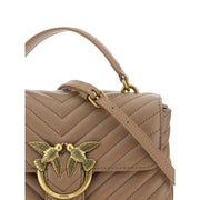 PINKO Brown Calf Leather Bos Taurus Wallet