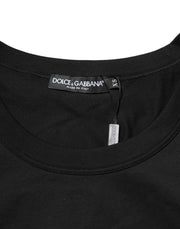 Dolce & Gabbana Black Cotton Sleeveless Underwear Men Tank Top