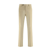 Germano Beige Cotton Chino Pants