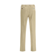 Germano Beige Cotton Chino Pants