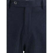 Germano Blue Cotton Chino Pants