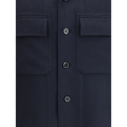 ZEGNA Blue Cashmere Coat
