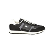 Tommy Hilfiger Black Polyester Men Sneaker