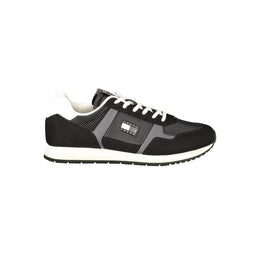 Tommy Hilfiger Black Polyester Men Sneaker