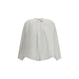 Forte_Forte White Cotton Blouse