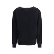 Allude Black Cashmere Cashmere Sweater