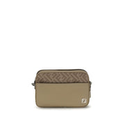 Fendi Beige Leather Shoulder Bag