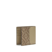 Fendi Beige Calf Leather Bos Taurus Wallet