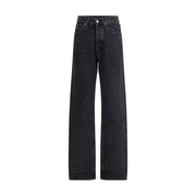 Saint Laurent Black Cotton Slim Fit Jeans