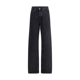 Saint Laurent Black Cotton Slim Fit Jeans