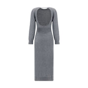 Givenchy Gray Cashmere Casual Dress