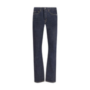 Tom Ford Blue Cotton Straight-Leg Jeans
