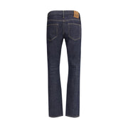 Tom Ford Blue Cotton Straight-Leg Jeans