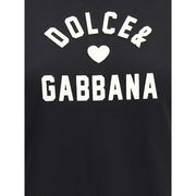 Dolce & Gabbana Black Cotton T-Shirt