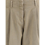 Golden Goose Bicolor Cotton Casual Pants