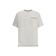 Thom Browne White Cotton T-Shirt