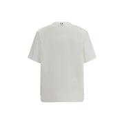 Thom Browne White Cotton T-Shirt