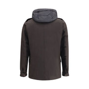 MooRER Brown Fleece Wool Coat