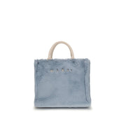 Marni Light Blue Polyester Handbag
