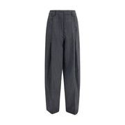 The Latest Gray Polyester Casual Pants