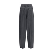 The Latest Gray Polyester Casual Pants