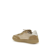 Axel Arigato Beige Leather Low Top Sneakers