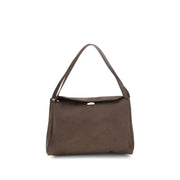 THEMOIRè Brown Other Fibres Shoulder Bag