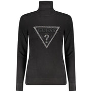Guess Jeans Black Viscose Women Sweater