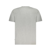 Guess Jeans Gray Cotton Men T-Shirt