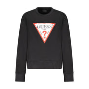 Guess Jeans Black Cotton Sweatshirt