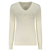 Guess Jeans White Viscose Women Sweater