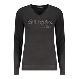 Guess Jeans Black Viscose Sweater